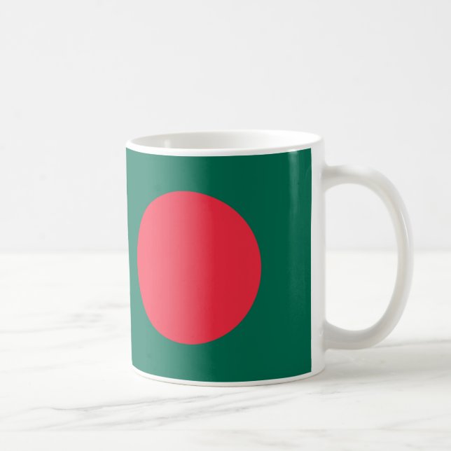 Caneca De Café Bangladesh Flag Cerâmica Mug (Direita)