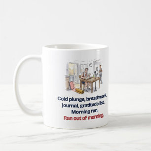 Caneca De Café Banho Frio Acabou com o Corredor Engraçado da Manh