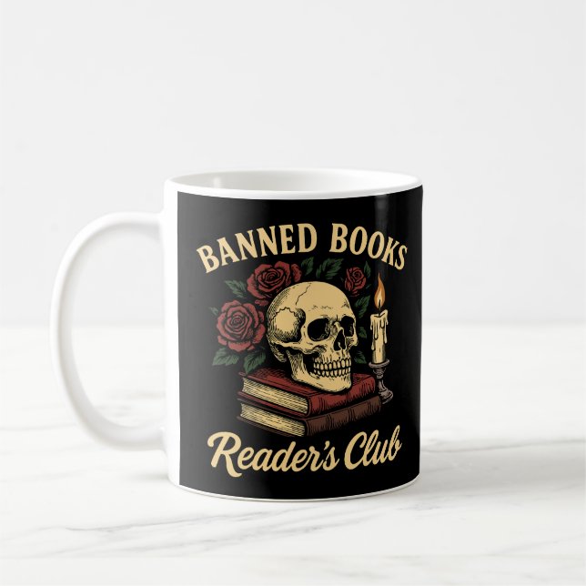Caneca De Café Banned Books Reader’s Club (Esquerda)