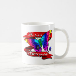 Caneca De Café Banner de Sensibilização Autismo