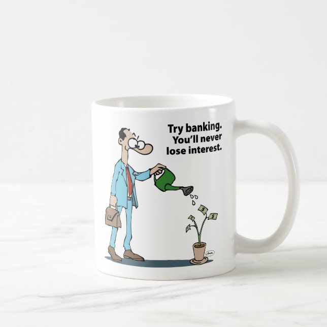 Caneca De Café Banqueiro Masculino (Direita)
