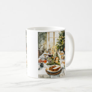 Caneca De Café Banquete de Natal