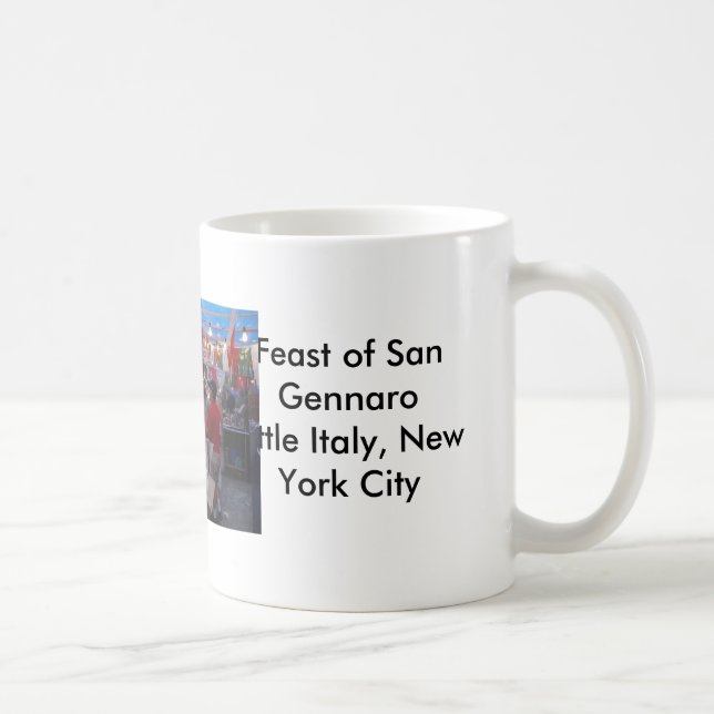 Caneca De Café Banquete de San Gennaro pouca Italia, Nova Iorque (Direita)