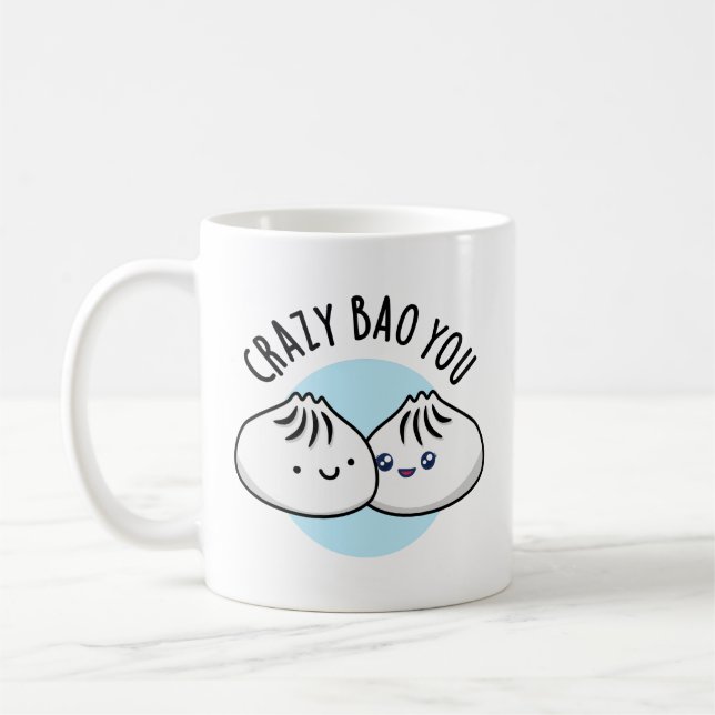 Caneca De Café Bao Louco, Seu Engraçado Dispensa. (Esquerda)