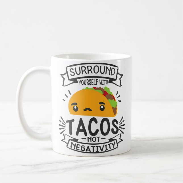 Caneca De Café Bar de Tacos para Amantes de Tacos (Esquerda)