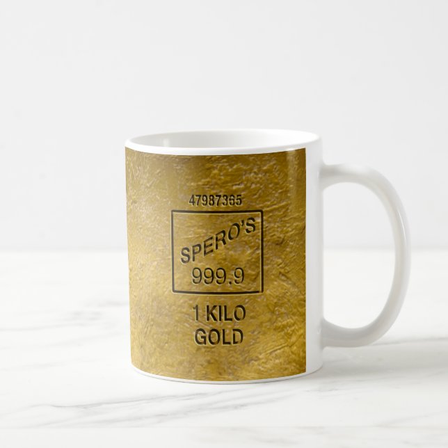 Caneca De Café Bar Dourado (Direita)