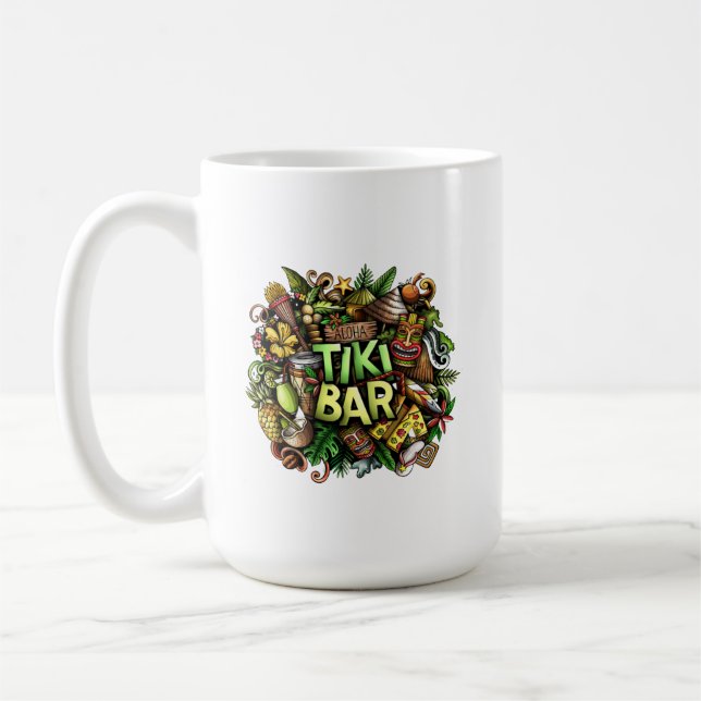 Caneca De Café Bar Mug Tiki (Esquerda)