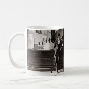 Caneca De Café Bar Saloon Interior Men Cave 1890's Photo pub