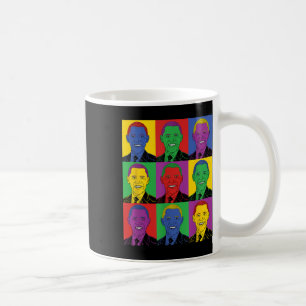 Caneca De Café Barack Obama Pop Art - Vintage History Tee