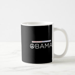 Caneca De Café Barack Obama Presidente Americano Sinal de Paz