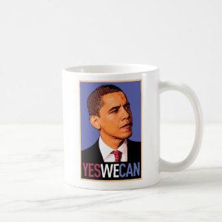 Caneca De Café Barack Obama "sim que nós podemos" agredir