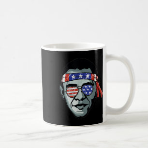 Caneca De Café Barack Obama Usa Gles Bandana Demonstro Patriótico