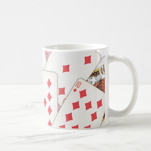 Caneca De Café Baralho de Cartas (Direita)