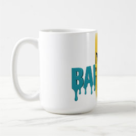 Caneca De Café Barbados Texto Gpingado | Desenho de Bandeira Car
