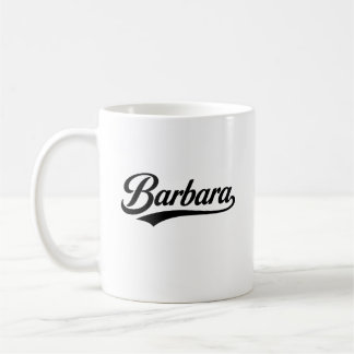 Caneca De Café Barbara name first last family gifts