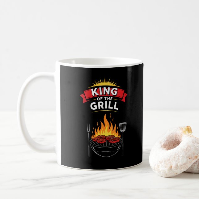 Caneca De Café Barbecue King do Grill (Com Donut)