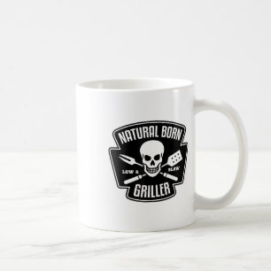 Caneca De Café Barbecue Natural Nascer Griller Funny Grill Master