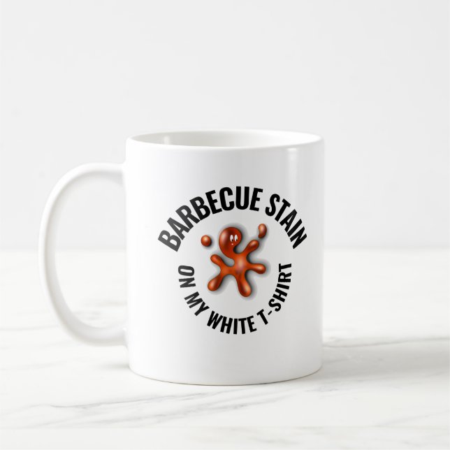 Caneca De Café Barbecue Stain no meu branco (Esquerda)
