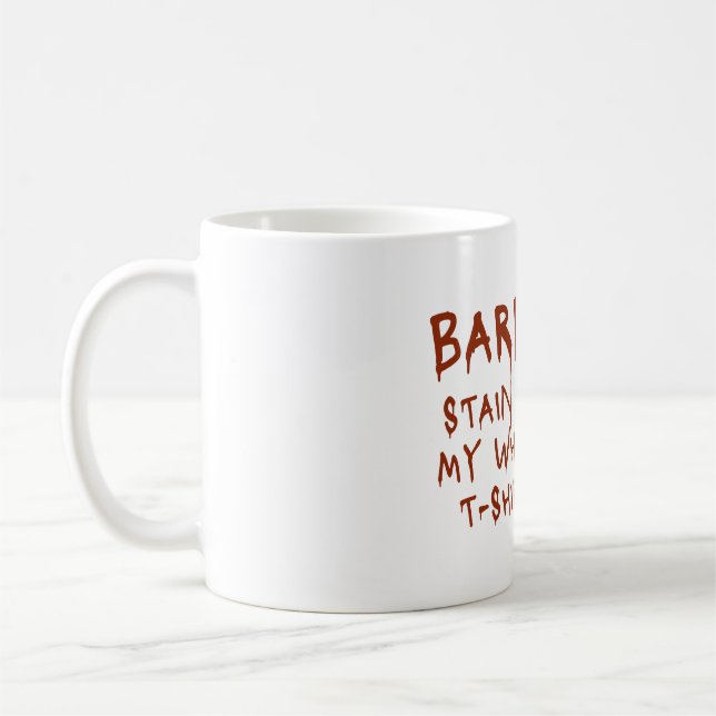 Caneca De Café Barbecue Stain no meu branco (Esquerda)