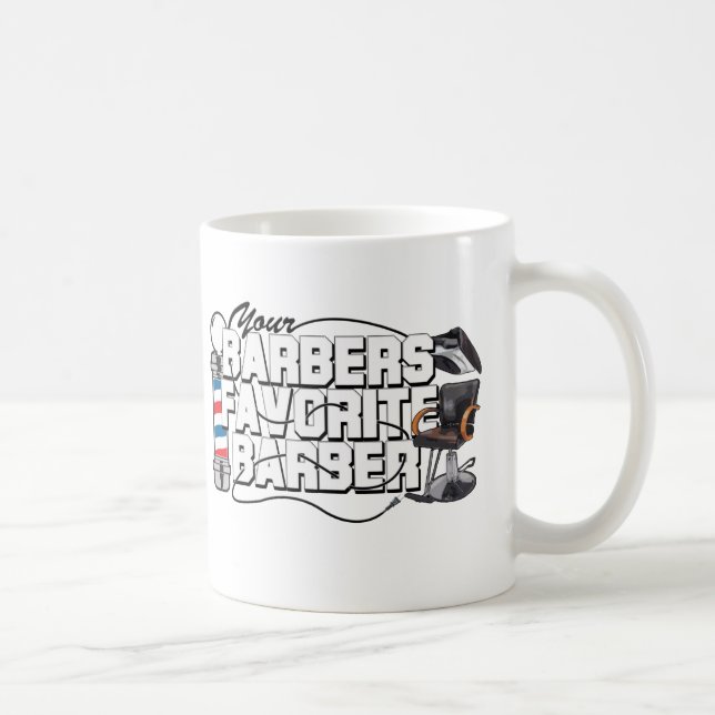 Caneca De Café Barbeiro do favorito dos barbeiros (Direita)