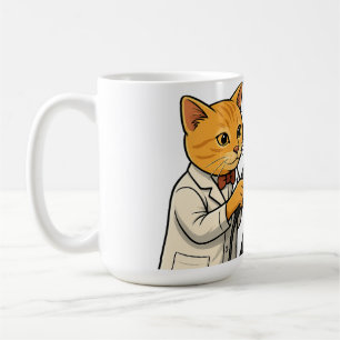 Caneca De Café Barber Cat & Chill Gorilla Sticker