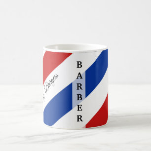 Caneca De Café Barber Compro Pole Hairdresser Moderno