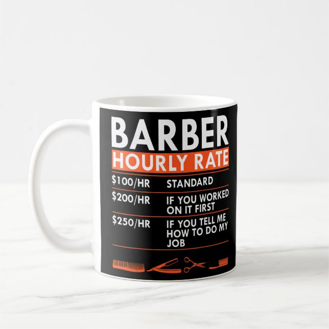 Caneca De Café Barber Hair Cutter Laba (Esquerda)