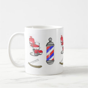Caneca De Café Barber Mug