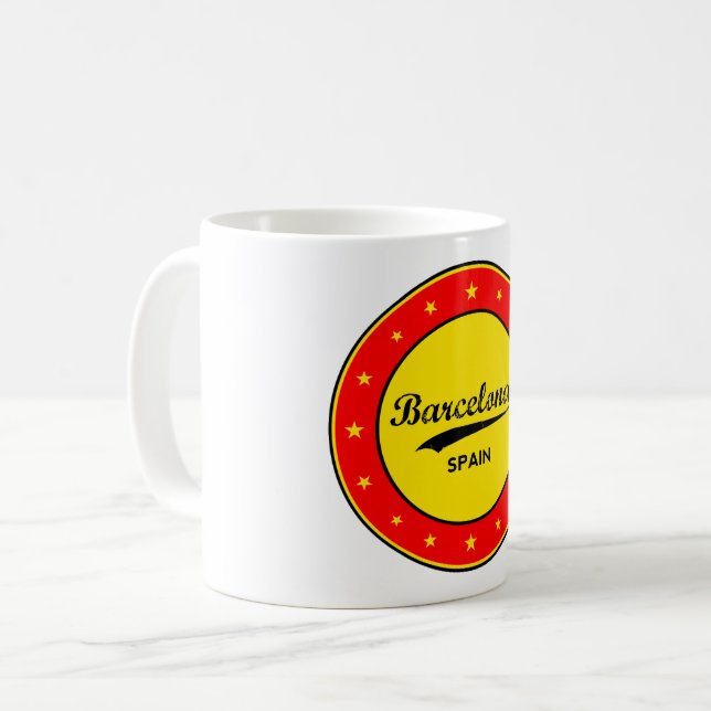 Caneca De Café Barcelona (Frente Esquerda)