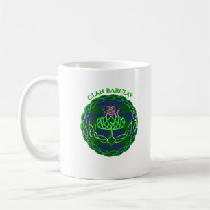 Caneca De Café Barclay Scottish Tartan Celtic Thistle
