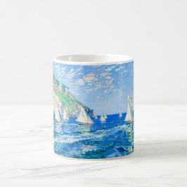 Caneca De Café Barco à Vela Impressionista nos Penhascos – Ocean