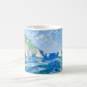 Caneca De Café Barco à Vela Impressionista nos Penhascos – Ocean 