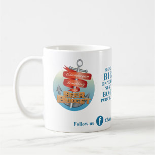 Caneca De Café Barco de champanhe em uma Taça de Café do Orçam