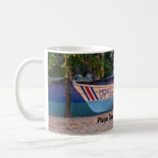 Caneca De Café Barco de Pesca na praia de Tamarindo, Costa Rica
