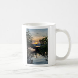 Caneca De Café Barco de Pesca Sunrise