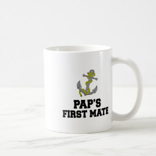 Caneca De Café Barco do Primeiro imediato do Papai dos Miúdos Net