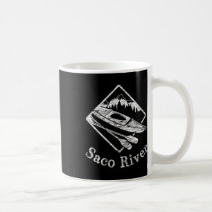 Caneca De Café Barco do Rio Saco Kayak Kayaking - Rapids Canoagem