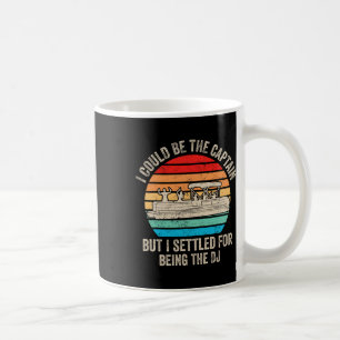 Caneca De Café Barco Engraçado Eu Poderia Ser O Capitão Barco Pon