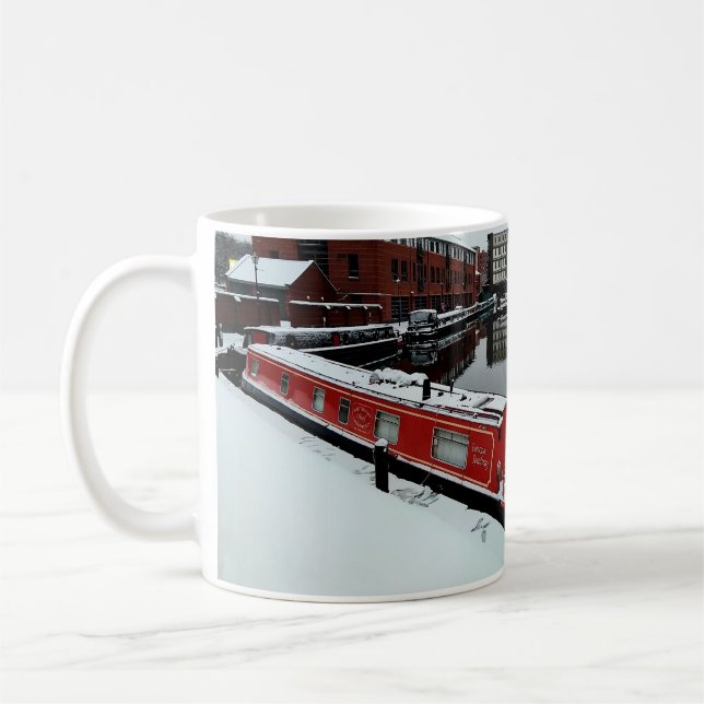 Caneca De Café Barco Vermelho (Esquerda)