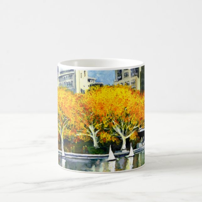 Caneca De Café Barcos Brinquedos na Park Mug (Centro)