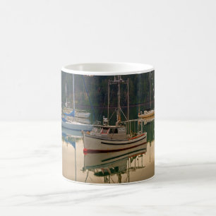 Caneca De Café Barcos de pesca e embarcações de navegação