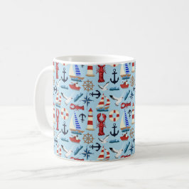 Caneca De Café Barcos de vela náuticos