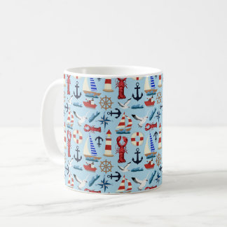 Caneca De Café Barcos de vela náuticos