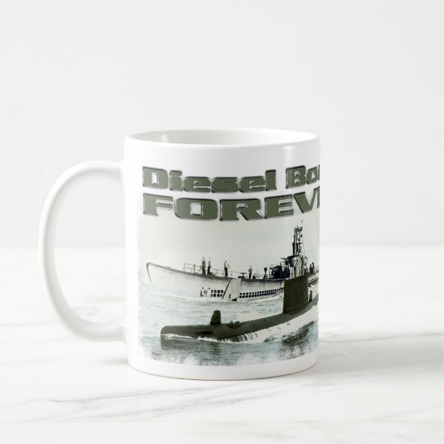 Caneca De Café Barcos diesel para sempre (Esquerda)