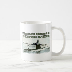 Caneca De Café Barcos diesel para sempre