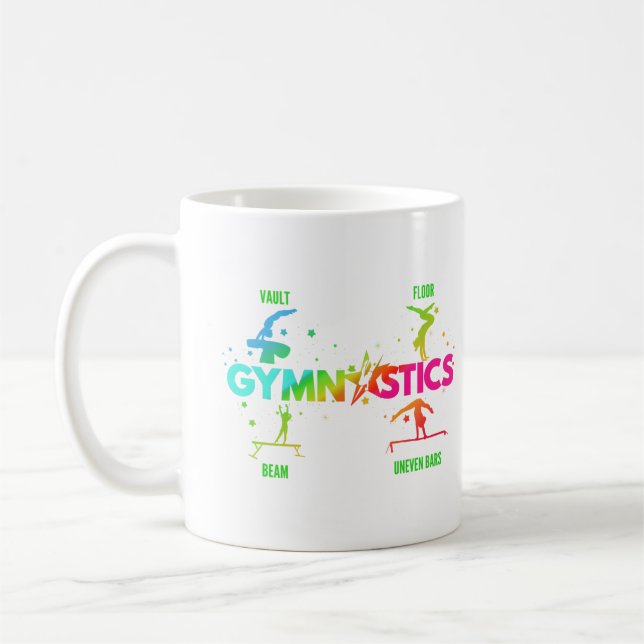 Caneca De Café Bares de ginástica feminina (Esquerda)
