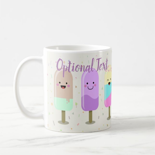 Caneca De Café Bares e picles sorridentes de Sorvete felizes (Esquerda)