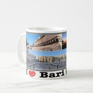 Caneca De Café Bari à noite - Apúlia - Panorama - Vista do Mar