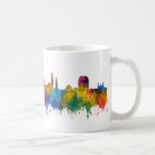 Caneca De Café Bari Italy Skyline
