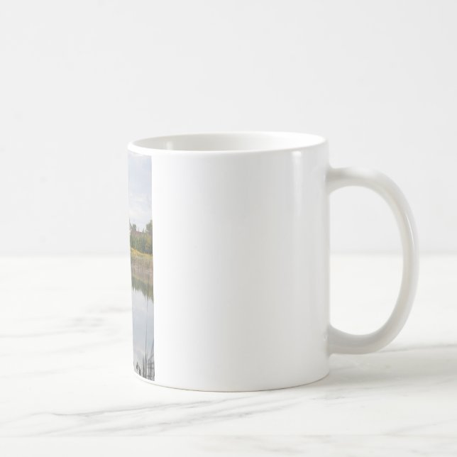 Caneca De Café Barn refletido na água (Direita)